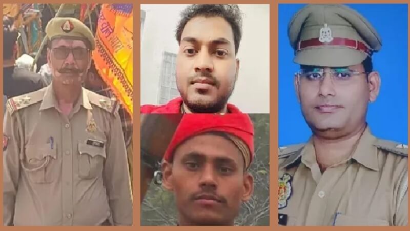 4 UPPolice personnel died in an accident in Nuh Haryana 