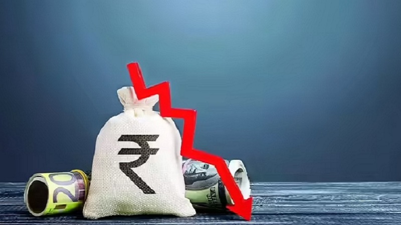 Record Fall Rupee falls further-now crosses 96
