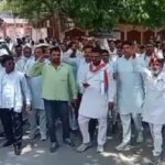 बांदा में प्रधानों का प्रदर्शन, इन मांगों के साथ मुख्यमंत्री को ज्ञापन..