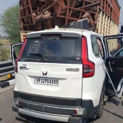 बांदा में बड़ा हादसा-बुंदेलखंड एक्सप्रेसवे पर स्काॅर्पियो सवार चार की मौत-युवती गंभीर