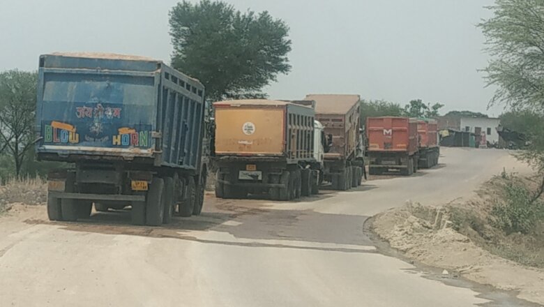 सख्ती फेल, बांदा में एमपी बाॅर्डर से फिर आने लगे सैकड़ों ओवरलोड खनन ट्रक