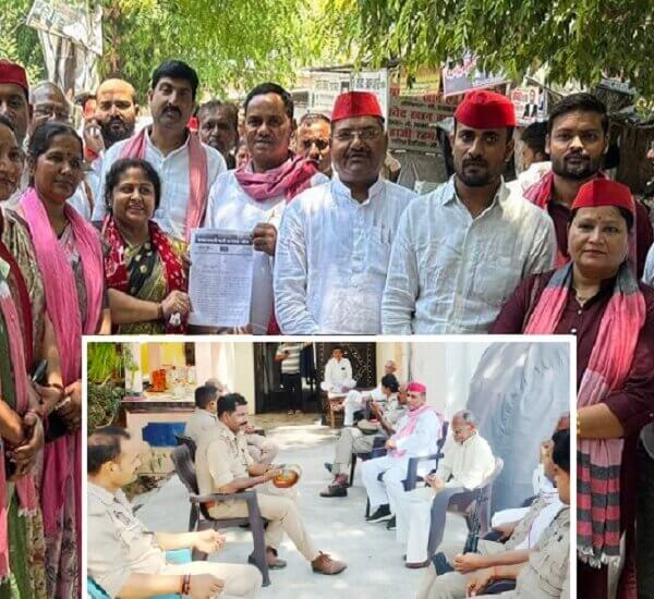 बांदा: सपा जिलाध्यक्ष हाउस अरेस्ट-सपाइयों का महंगाई के खिलाफ प्रदर्शन-ज्ञापन