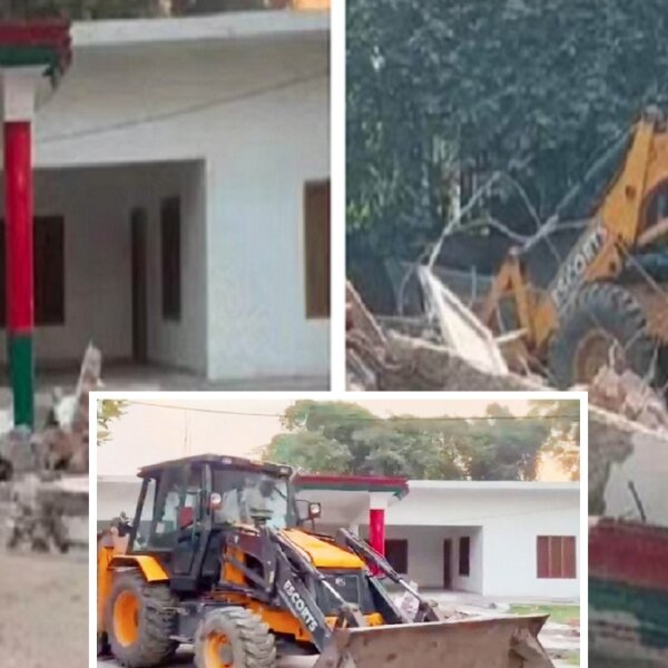 सीतापुर में सपा कार्यालय पर चला बुलडोजर, प्रशासन ने बताई यह वजह..
