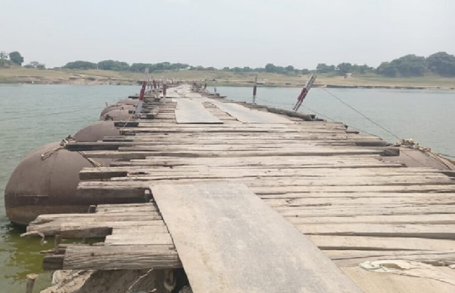 Banda-Pailani: pontoon bridge issue 