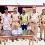 बांदा में बदमाशों से पुलिस की मुठभेड़-दुकानदार को लूटने वाले दो गिरफ्तार-एक फरार