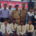 बांदा पुलिस ने स्कूली बच्चों को दिए सुरक्षित यातायात के टिप्स