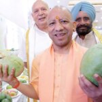 लखनऊ आम महोत्सव, इस आम को देखकर मुस्कुराए सीएम योगी