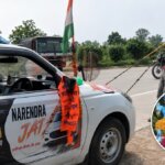 कांवड़ यात्रा: दांतों से कार खींचते शिवभक्त नरेंद्र हरिद्वार से ला रहे गंगाजल