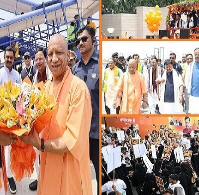 लखनऊ में BJP अध्यक्ष नितिन नबीन, CMYogi ने किया स्वागत