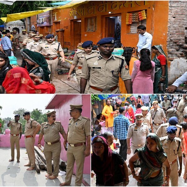 सावन: बांदा DIG और SP ने मंदिरों में परखी सुरक्षा, ये निर्देश..