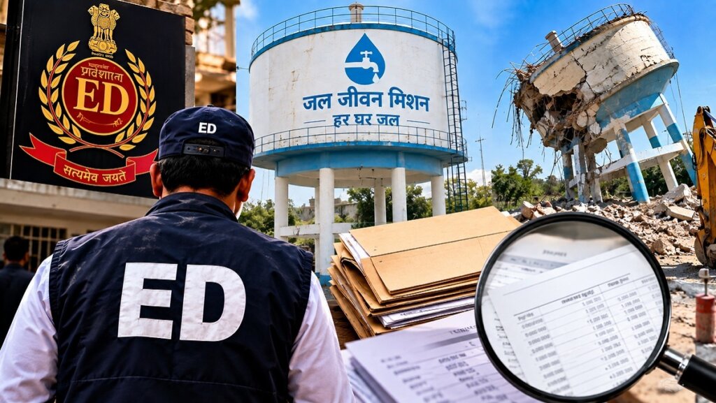 यूपी में जल जीवन मिशन घपले की ईडी जांच तेज-प्रतिकात्मक फोटो