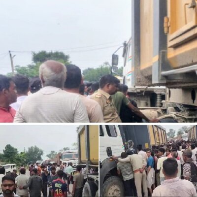 बांदा के तिंदवारी में दर्दनाक हादसा, बुजुर्ग ने तोड़ा दम-पुलिस ने खुलवाया जाम