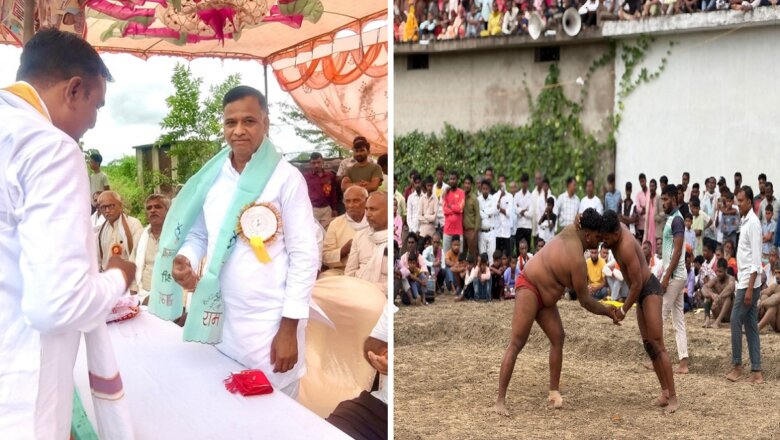 बांदा-तिंदवारी: दंगल में पहुंचे दलजीत सिंह, पहलवानों का बढ़ाया हौंसला