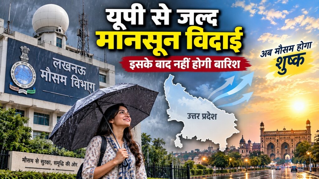 यूपी से जल्द विदा होगा मानसून प्रतिकात्मक फोटो
