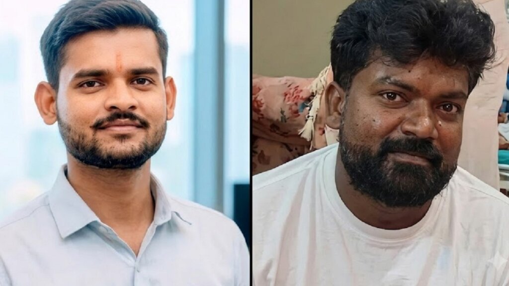 हादसे में मृत मामा-भांजे की फोटो 