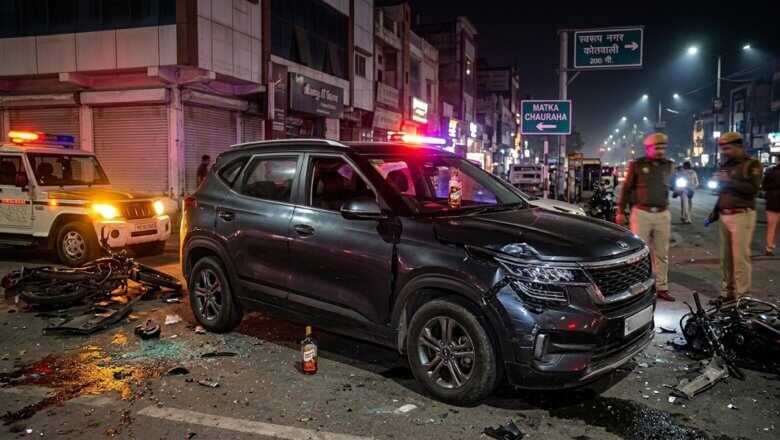 कानपुर: स्वरूप नगर में नशेबाज चालक ने कई गाड़ियों को मारी टक्कर, बाल-बाल बचे लोग