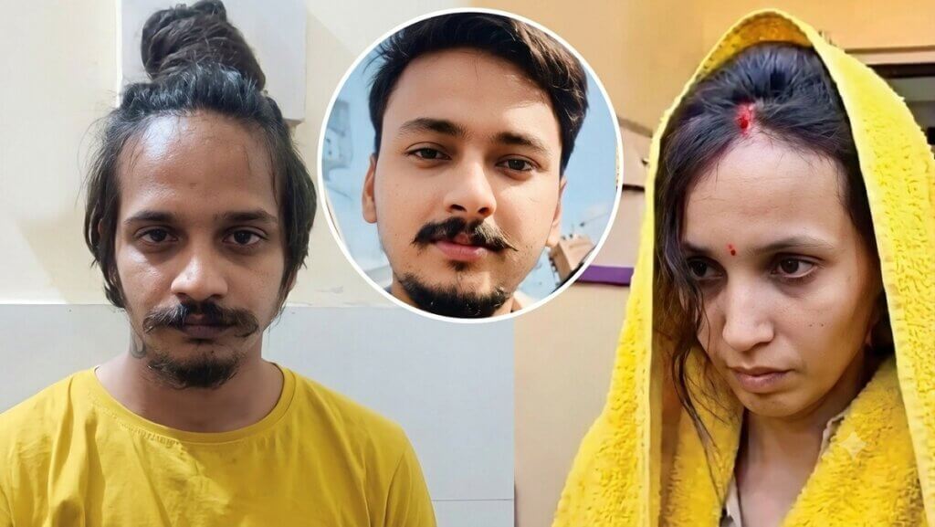 नीला ड्रम हत्याकांड में फांसी की सजा पाए दोषी मुस्कान रस्तोगी व साहिल शुक्ला